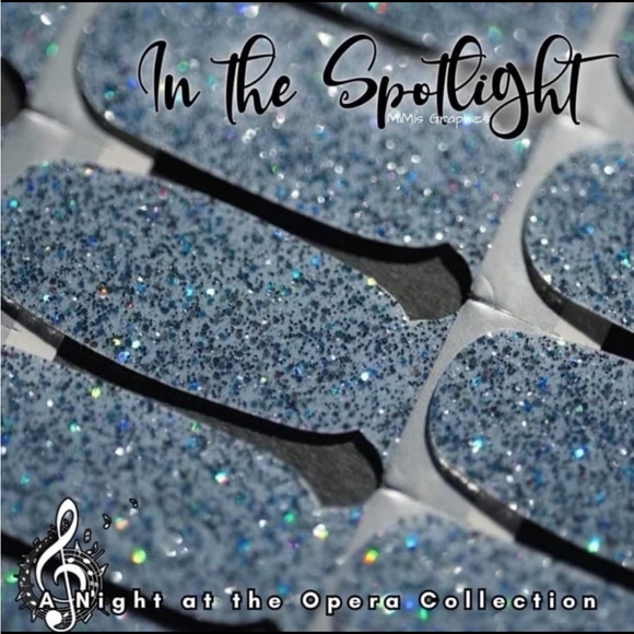 *Retired* Color Street: In the Spotlight | Blue Silver Sheer Winter Fall Spring - Picture 9 of 13